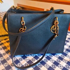 Michael Kors Black Saffiano Leather Purse Bag